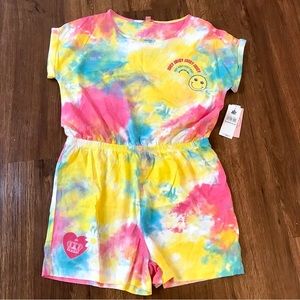 Juicy By Juicy Couture Big Girls Multicolor Short Sleeve Romper size XL
